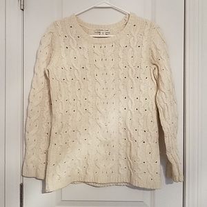 Cream sweater